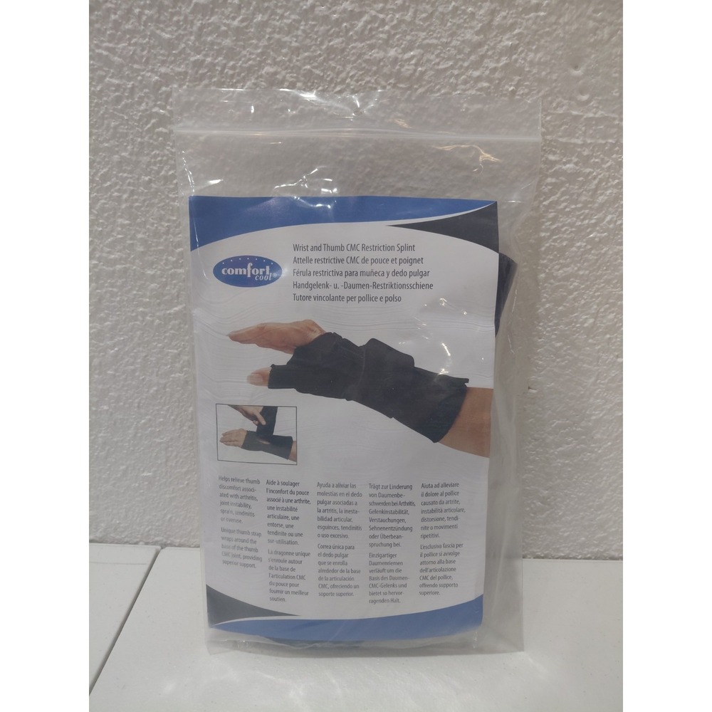 NEW Comfort Cool Wrist & Thumb CMC Black Left Medium NC79572